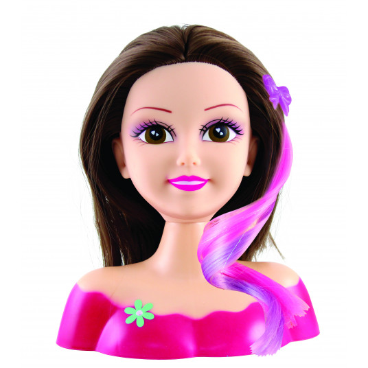 SPARKLE GIRLZ styling head with color changing eyes, 10029/10097