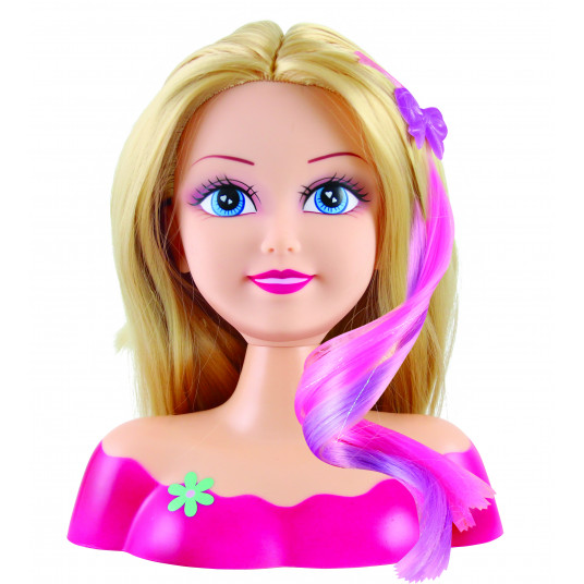 SPARKLE GIRLZ styling head with color changing eyes, 10029/10097