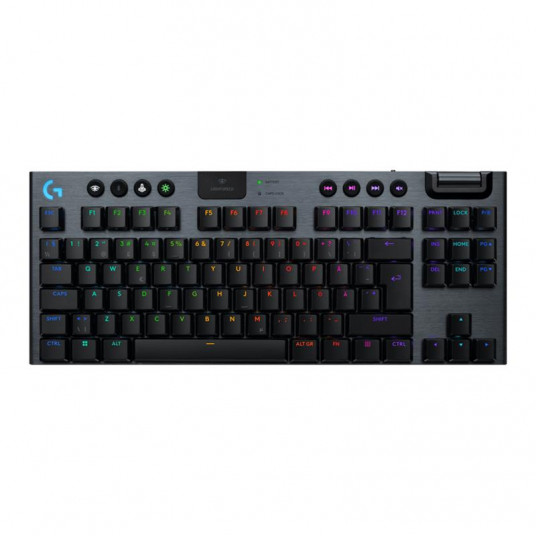 Logitech G915 X LIGHTSPEED TKL -matalaprofiilinen pelinäppäimistö, Linear-kytkimet, musta