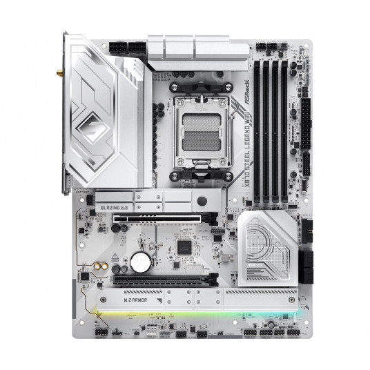 Pamatplate X870 STEEL LEGEND WIFI AM5 4DDR5 M.2 ATX