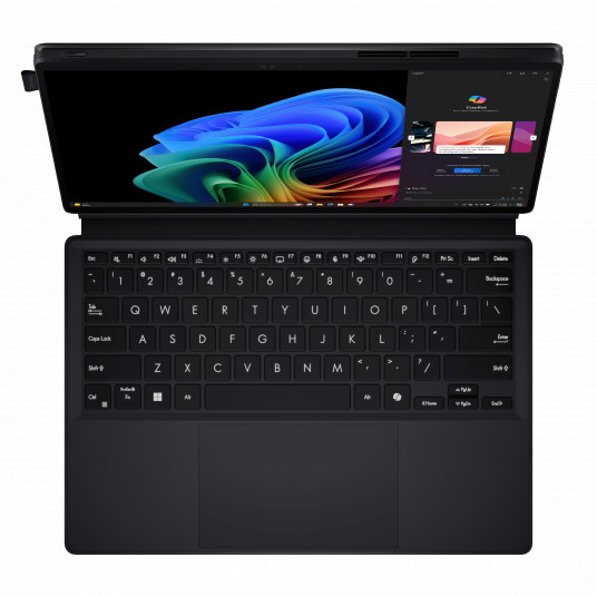 Asus ProArt PZ13 | Black | 13,3 " | OLED | Skārienjūtīgais ekrāns | 2880 x 1800 pikseļu | 60 Hz | Spīdīgs | Snapdragon X Plus | X1P-42-100 | 16 GB | LPDDR5X | Qualcomm Adreno GPU | Windows 11 Home | Wi-Fi 7 (802.11be) (trīsjoslu) | Bluetooth versija 5.4 |