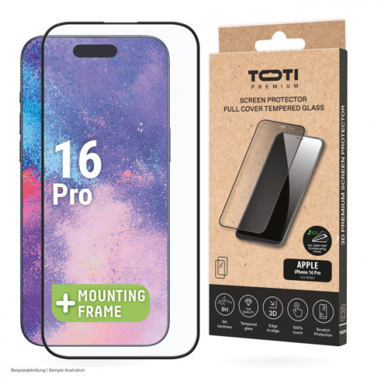 Ekrāna aizsargs Toti Premium 3D piemērots iPhone 16 Pro