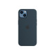 APPLE iPhone 13 Sil Case MgSf Abyss Blue