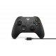 Microsoft Xbox bezvadu kontrolieris + USB-C kabelis melns spēļu kontrolieris Analogais/digitālais dators, Xbox One, Xbox One S, Xbox One X, Xbox Series S, Xbox Series X