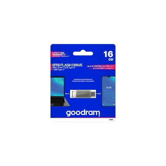 Goodram 16GB ODA3 USB 3.2 zibatmiņa