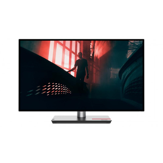 Lenovo ThinkVision P27q-30 27 ", IPS, QHD, 2560 x 1440, 16:9, 6 ms, 350 cd/m², melns, 60 Hz, HDMI portu skaits 1