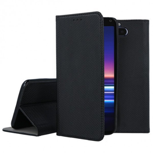 Mocco Smart Magnet Book Case For Huawei P40 Lite E Black