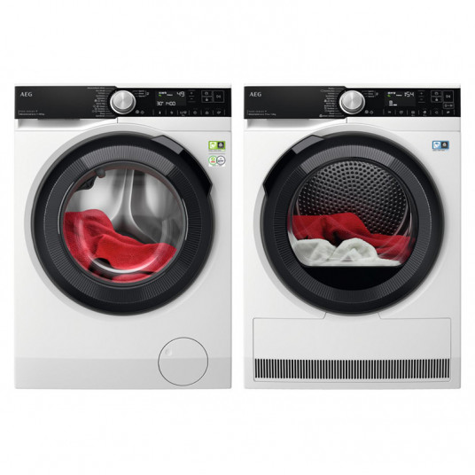 Komplekts veļas žāvētājam AEG TR958M6CE + veļas mašīnai AEG LFR95146UE