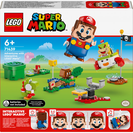 LEGO® 71439 Super Mario piedzīvojumi ar interaktīvo LEGO® Mario™