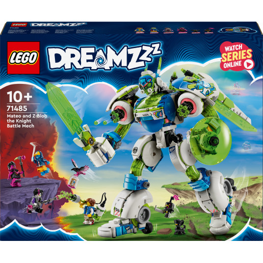 LEGO® 71485 DREAMZzz™ Mateo un Z-Blob bruņinieku kaujas robots