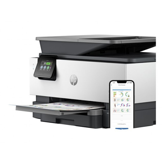 "T HP OfficeJet Pro 9120b Tinte-Multifiunktionsdrucker 4in1 A4 LAN WLAN ADF Duplex"