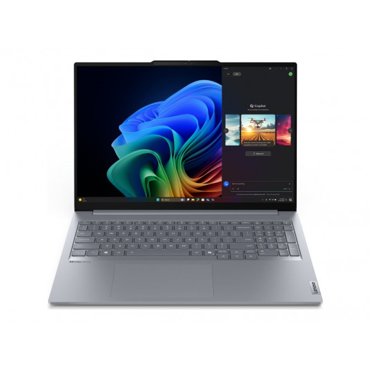 Lenovo ThinkBook 16 G7 QOY | Luna Grey | 16 " | IPS | WUXGA | 1920 x 1200 pikseļu | Anti-glare | Snapdragon X Plus | X1P-42-100 | 16 GB | Lithium LPDDR5x | 512 GB HDD | Qualcomm Adreno GPU | Windows 11 Pro | 802.11be | Bluetooth ver.