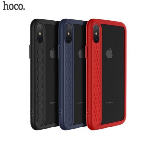 Hoco Premium Star Shadow Back Case Silicone Case for Apple iPhone X / XS Red