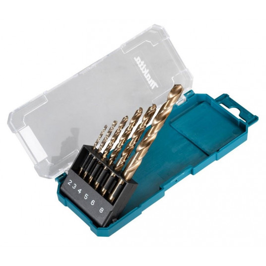Urbju komplekts metālam Makita D-75758 HSS-CO 2-8 mm 6 gab.