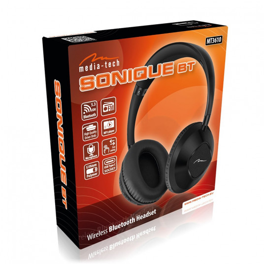 Austiņas Media-Tech Sonique MT3610 Black