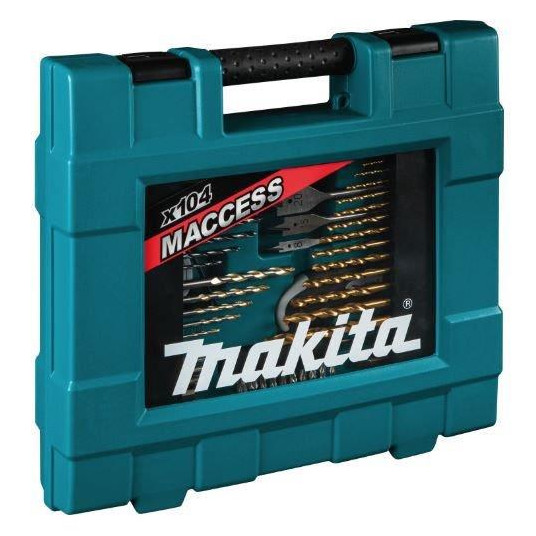 Makita dinamometrisko uzgaļu un urbju komplekts, 104 gab.