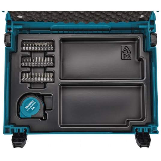 Urbju un urbju uzgaļu komplekts 65 gab, Makita Makpac case B-69478