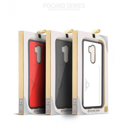 Dux Ducis Pocard Series Premium High Quality and Protect Silicone Case For Apple iPhone XS Max Red