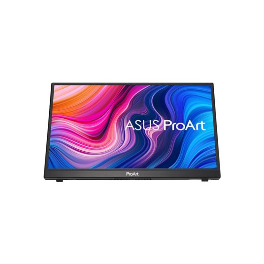 ASUS ProArt displejs PA148CTV portatīvais profesionālais monitors [100% sRGB, 100% Rec.709, Calman Verified, USB-C, 10 punktu pieskāriens, vadības panelis, ASUS ciparnīca, Adobe programmatūras integrācija]