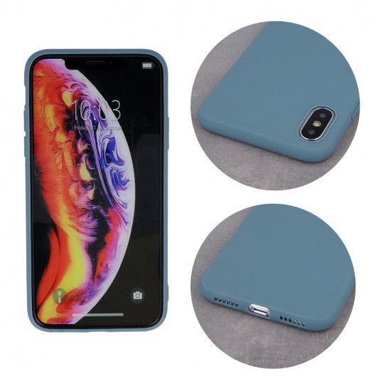 Mocco Ultra Slim Soft Matte 0.3 mm Silicone Case for Apple iPhone 11 Pro Max Light Blue
