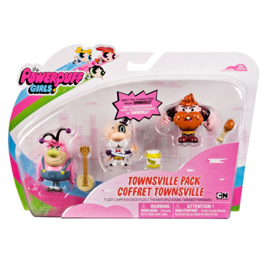 POWER PUFF GIRLS figures set Townsville Doll, 3vnt, 6034211