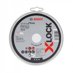 Griešanas diski Inox BOSCH X-LOCK 125x1 mm, 10 gab.