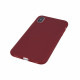 Mocco Ultra Slim Soft Matte 0.3 mm Silicone Case for Apple iPhone 11 Pro Dark Red