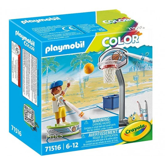 Krāsa 71516 figūriņu komplekts ar basketbola skrituļdēli