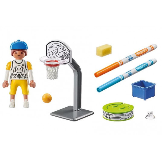Krāsa 71516 figūriņu komplekts ar basketbola skrituļdēli