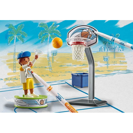 Krāsa 71516 figūriņu komplekts ar basketbola skrituļdēli