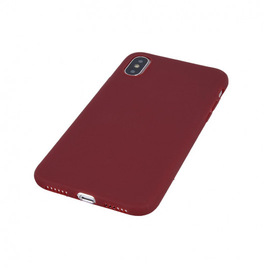 Mocco Ultra Slim Soft Matte 0.3 mm Silicone Case for Xiaomi Mi Note 10 / Mi Note 10 Pro / Mi CC9 Dark Red