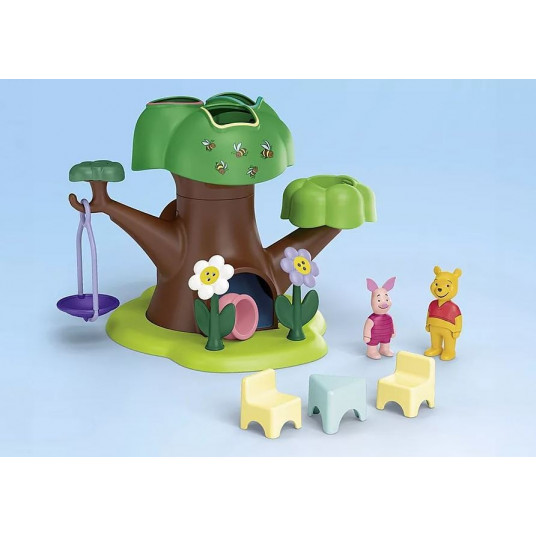 Junior Disney 71693 Lācēna Pūka un sivēna figūriņu komplekts koka namiņam