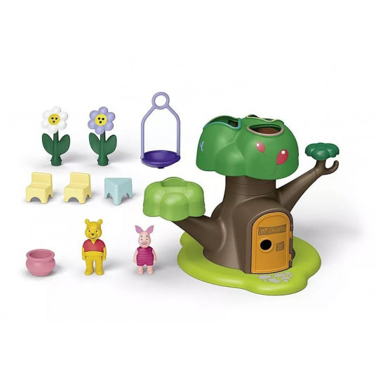 Junior Disney 71693 Lācēna Pūka un sivēna figūriņu komplekts koka namiņam