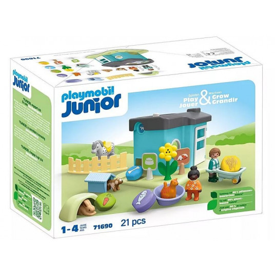 Junior komplekts 71690 Pet Hotel ar barības dozatoru