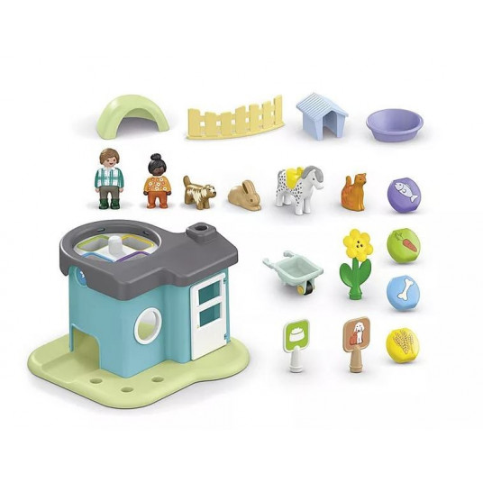 Junior komplekts 71690 Pet Hotel ar barības dozatoru