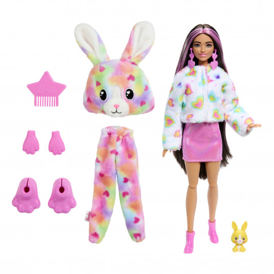 "Barbie Cutie Reveal Bunny" komplekts, krāsainu sapņu sērija, HRK38