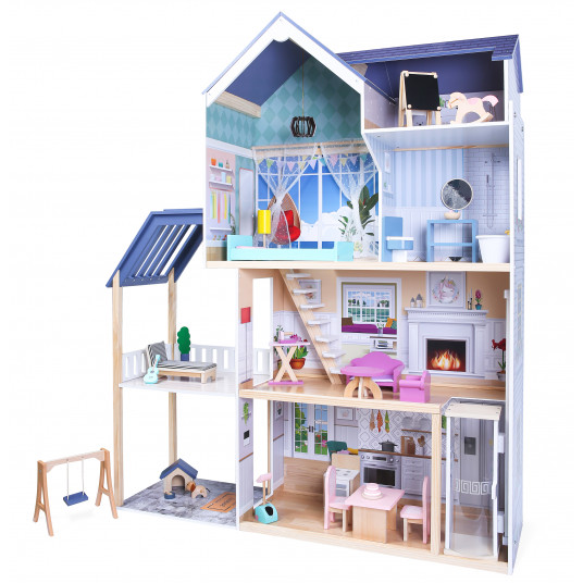 ECOTOYS liela leļļu māja Residence Maya