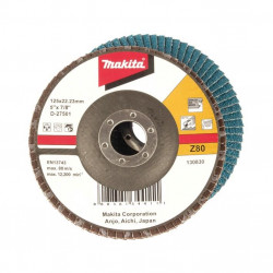 Makita apaļš slīpēšanas disks D-27501, 125x22,23 mm 80