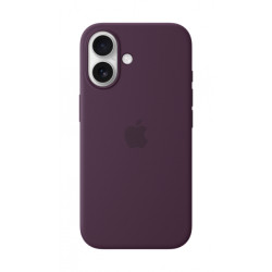 MYY43ZM/A iPhone 16 Silicone Case with MagSafe, Plum