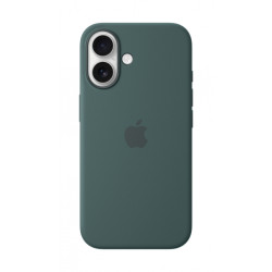 MYY83ZM/A iPhone 16 Silicone Case with MagSafe, Lake Green