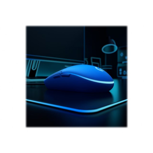 Pele Logitech G203 Lightsync Gaming Mouse Blue
