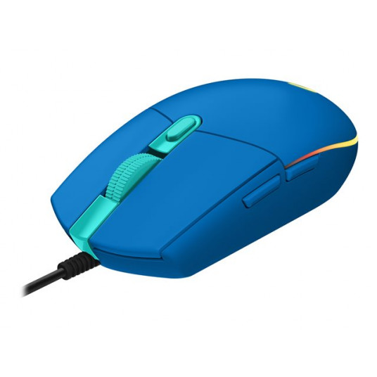 Pele Logitech G203 Lightsync Gaming Mouse Blue
