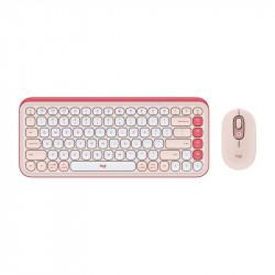 "Logitech POP ICON Combo Pink