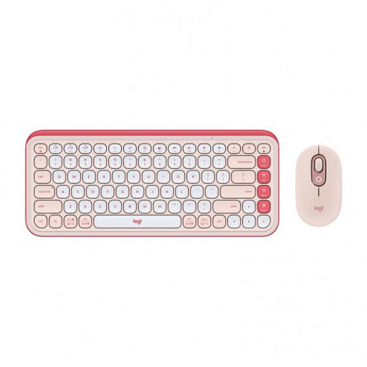 "Logitech POP ICON Combo Pink