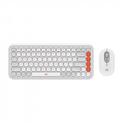 Desktop Logitech Pop Icon Combo US (W), white