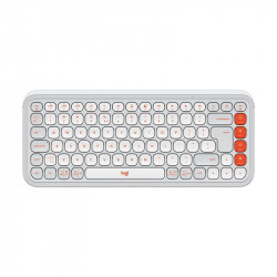 Keyboard Logitech Pop Icon Keys US (W), white