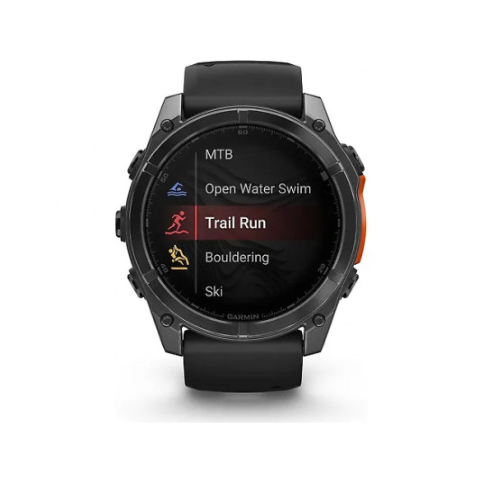 Viedais pulkstenis Garmin Fenix 8 AMOLED 51mm Slate Gray/Black Band 010-02905-00