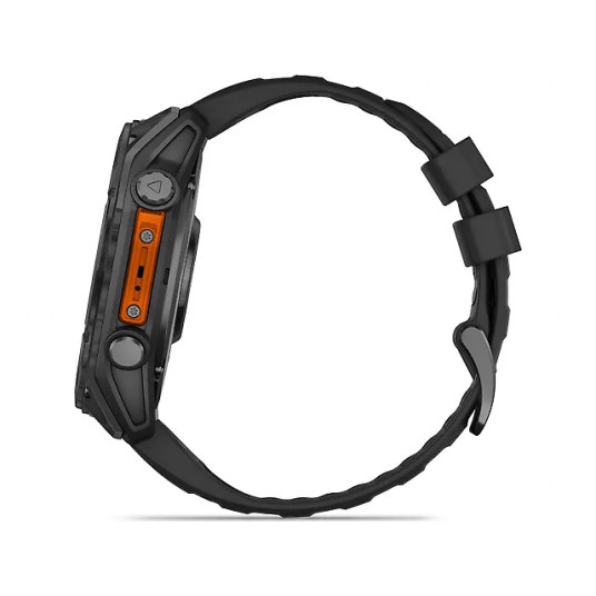 Viedais pulkstenis Garmin Fenix 8 AMOLED 51mm Slate Gray/Black Band 010-02905-00