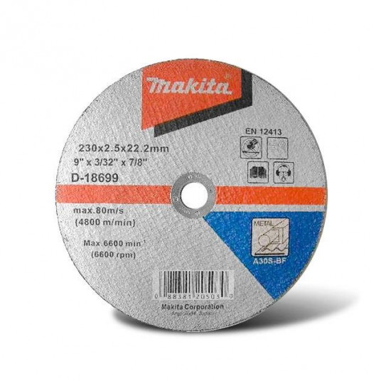 Makita griešanas disks D-18699, 230 x 2,5 x 22,23 mm