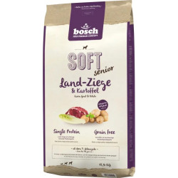 BOSCH Soft Senior Goat &amp; Potato - sausā barība suņiem - 12,5 kg